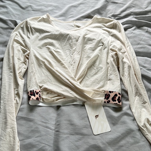 Fabletics long-sleeve cropped shirt - Picture 1 of 4